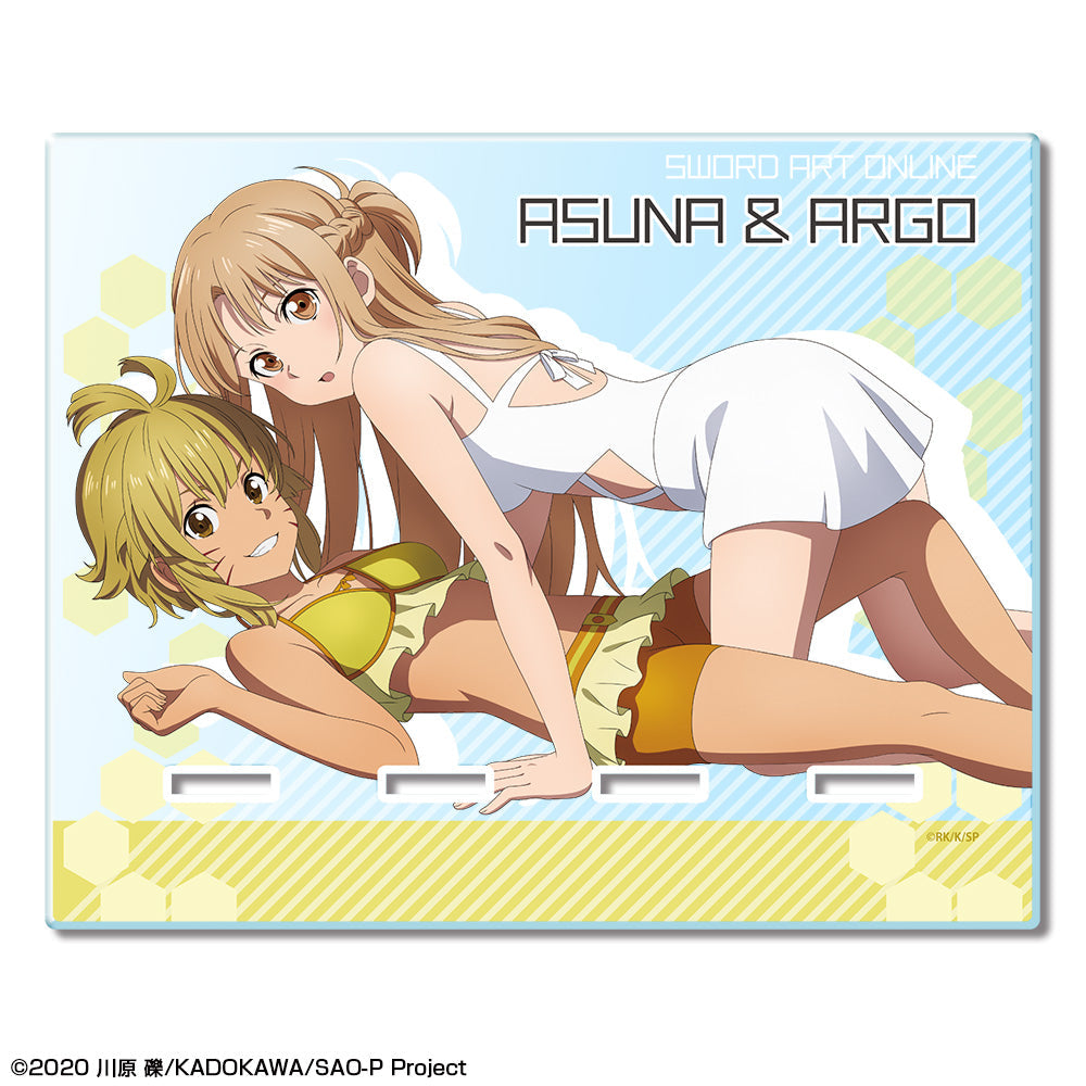 『ソードアート・オンライン -プログレッシブ- 冥き夕闇のスケルツォ』アクリルスマホスタンド デザイン03(アスナ&アルゴ)【202602再販】