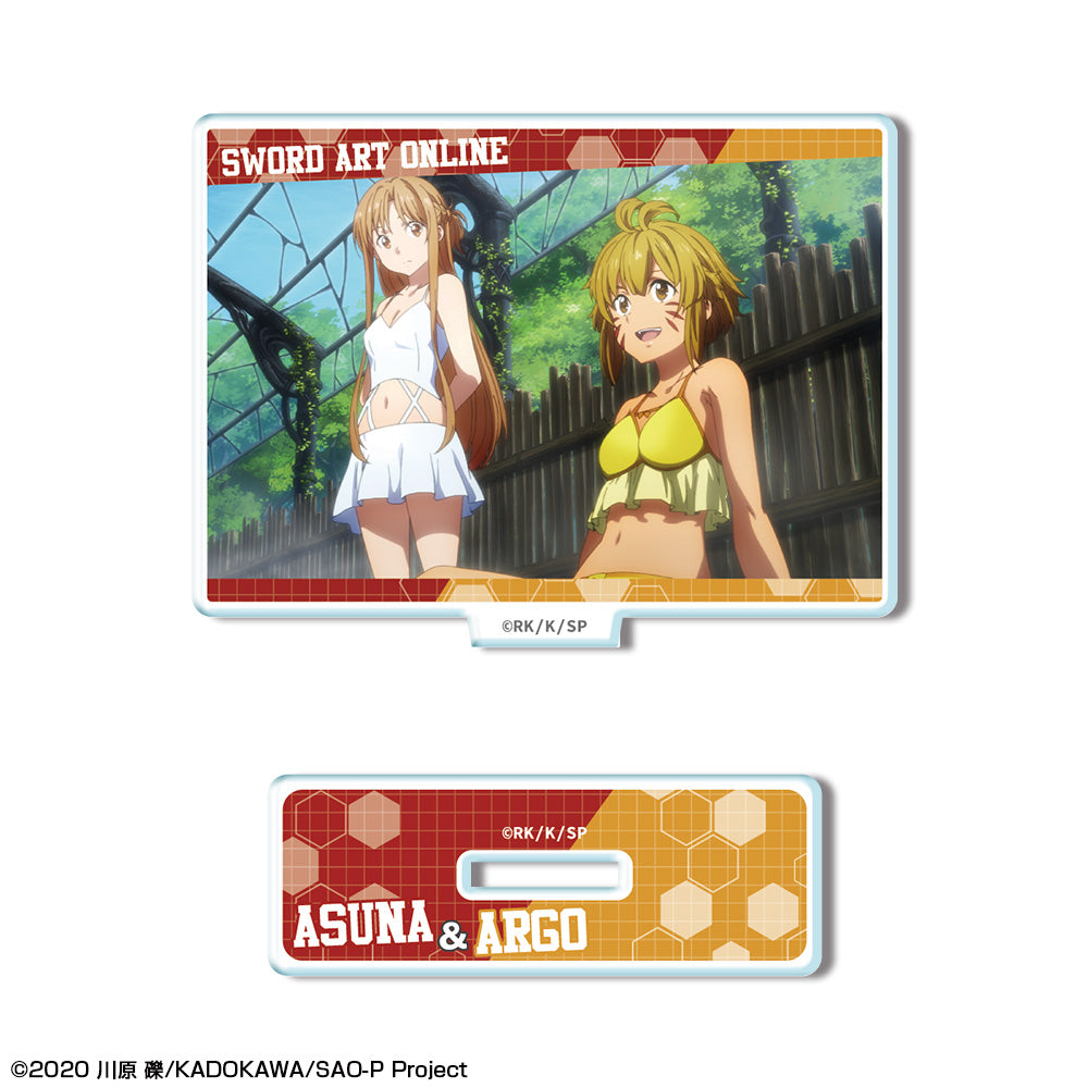 『ソードアート・オンライン -プログレッシブ- 冥き夕闇のスケルツォ』ミニアクリルスタンド デザイン18(アスナ&アルゴ/B)【202602再販】