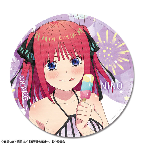 『五等分の花嫁∽』レザーバッジ デザイン07(中野二乃/水着ver.)【描き下ろし】【202410再販】