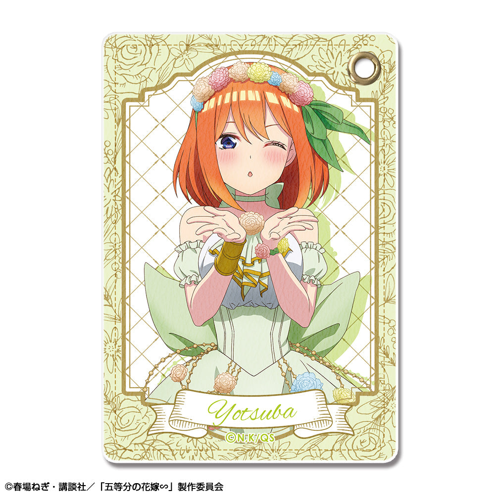 『五等分の花嫁∽』レザーパスケース デザイン04(中野四葉/花の妖精ver.)【描き下ろし】【202512再販】