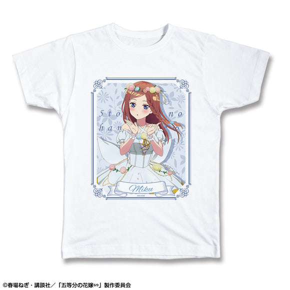 『五等分の花嫁∽』Tシャツ Lサイズ デザイン03(中野三玖/花の妖精ver.)【描き下ろし】【202407再販】