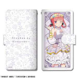 『五等分の花嫁∽』ブックスタイルスマホケース XMサイズ デザイン02(中野二乃/花の妖精ver.)【描き下ろし】【202407再販】