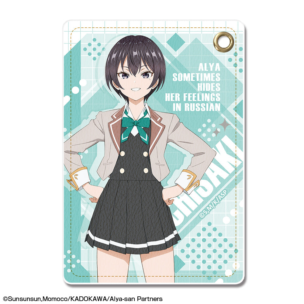 『時々ボソッとロシア語でデレる隣のアーリャさん』レザーパスケース デザイン05(茅咲)【202506再販】