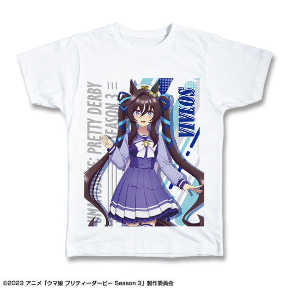 『ウマ娘 プリティーダービー Season 3』Tシャツ Lサイズ デザイン08(ヴィブロス/制服ver.)【描き下ろし】【202409再販】