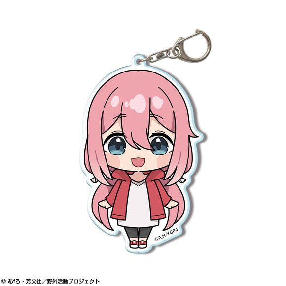 『ゆるキャン△ SEASON3』ビッグアクリルキーホルダー デザイン01(各務原なでしこ/A)【ゆるぷに】【202410再販】