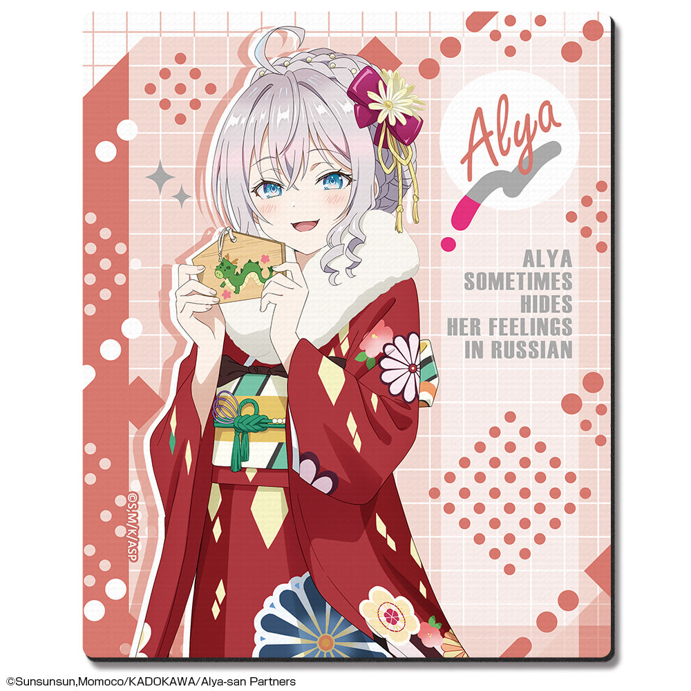 『時々ボソッとロシア語でデレる隣のアーリャさん』ラバーマウスパッド デザイン02(アーリャ/B)【202503再販】
