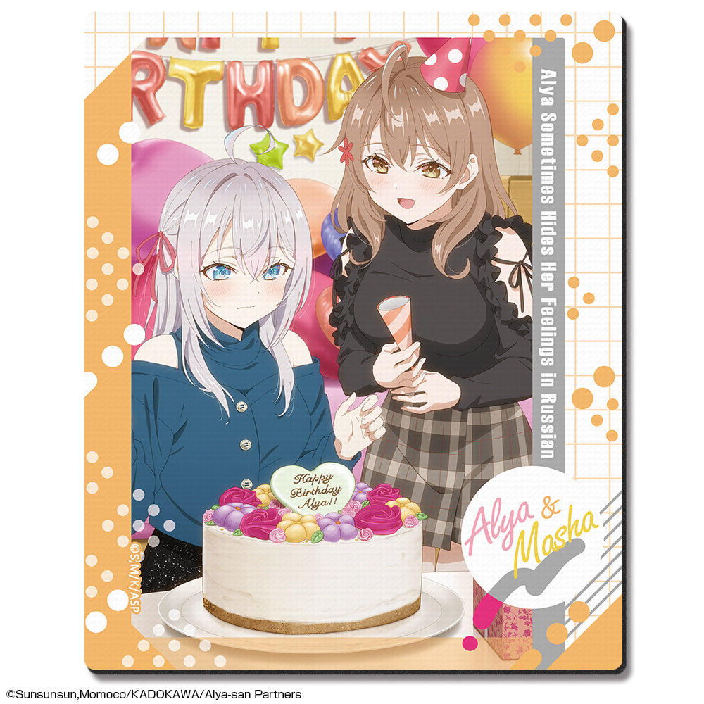 『時々ボソッとロシア語でデレる隣のアーリャさん』ラバーマウスパッド デザイン05(アーリャ&マーシャ)【202601再販】