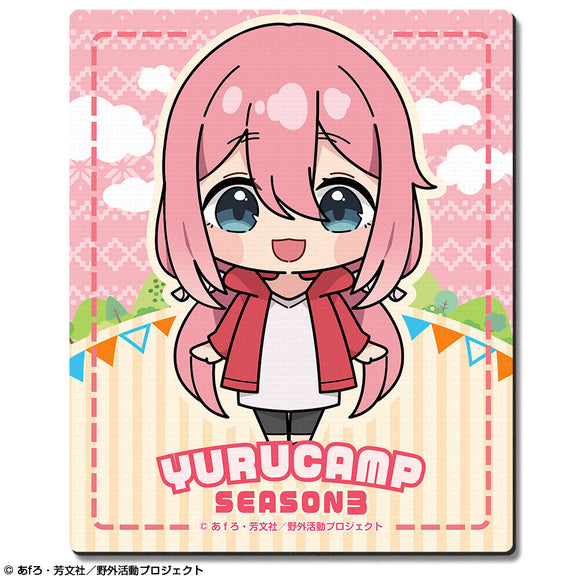 『ゆるキャン△ SEASON3』ラバーマウスパッド デザイン01(各務原なでしこ/A)【ゆるぷに】【202411再販】