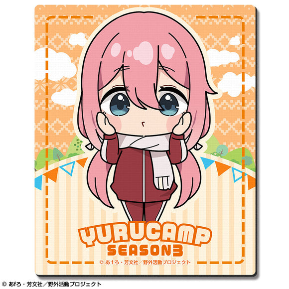 『ゆるキャン△ SEASON3』ラバーマウスパッド デザイン02(各務原なでしこ/B)【ゆるぷに】【202411再販】