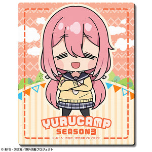 『ゆるキャン△ SEASON3』ラバーマウスパッド デザイン03(各務原なでしこ/C)【ゆるぷに】【202411再販】