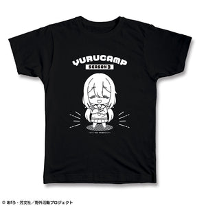 『ゆるキャン△ SEASON3』Tシャツ XLサイズ デザイン01(各務原なでしこ)【ゆるぷに】【202411再販】