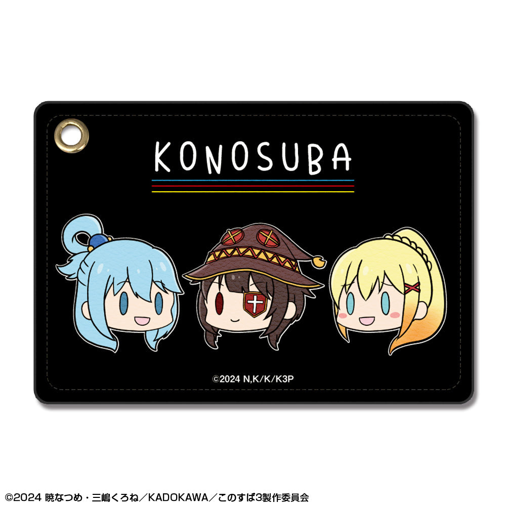『この素晴らしい世界に祝福を!3』レザーパスケース Ver.2 (アクア/めぐみん/ダクネス)【202507再販】