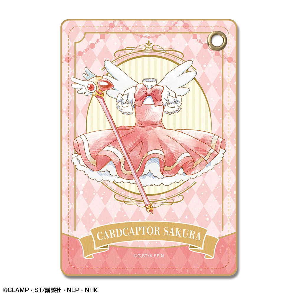 『カードキャプターさくら クリアカード編』レザーパスケース デザイン06(モチーフ/A)【202510再販】