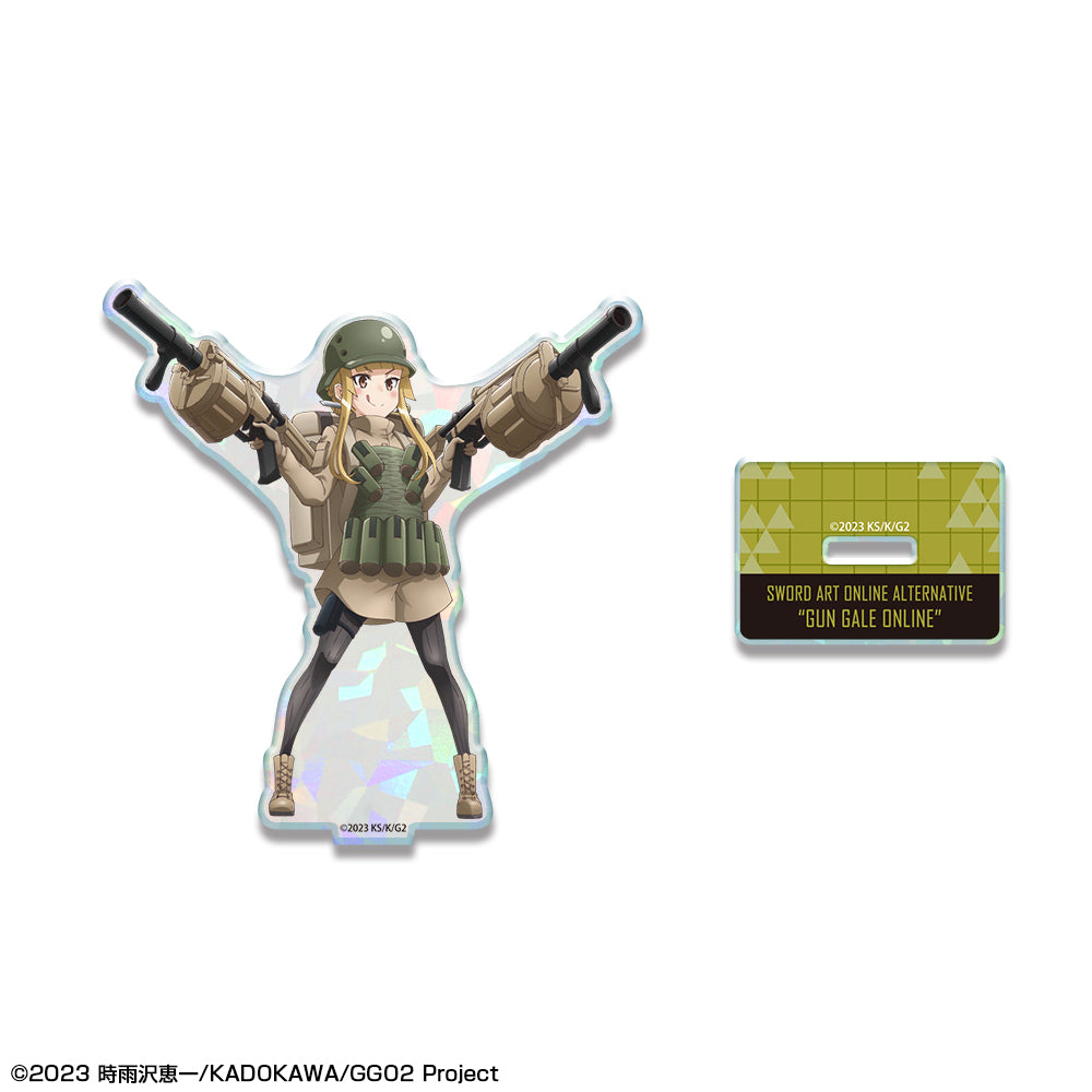 『ソードアート・オンライン オルタナティブ ガンゲイル・オンラインII』ホログラムアクリルスタンド デザイン06(フカ次郎/B)【202503再販】