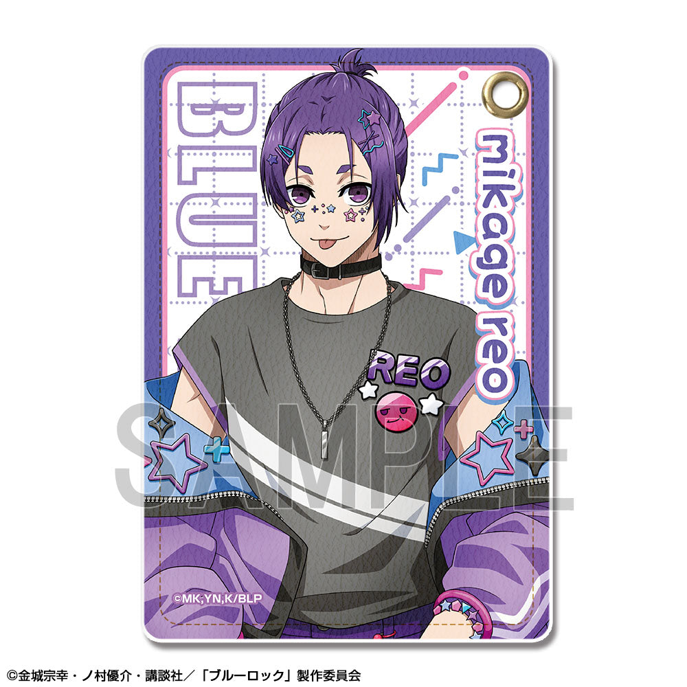 『ブルーロック』レザーパスケース デザイン06(御影玲王/デコラティブポップver.)【描き下ろし】【202509再販】
