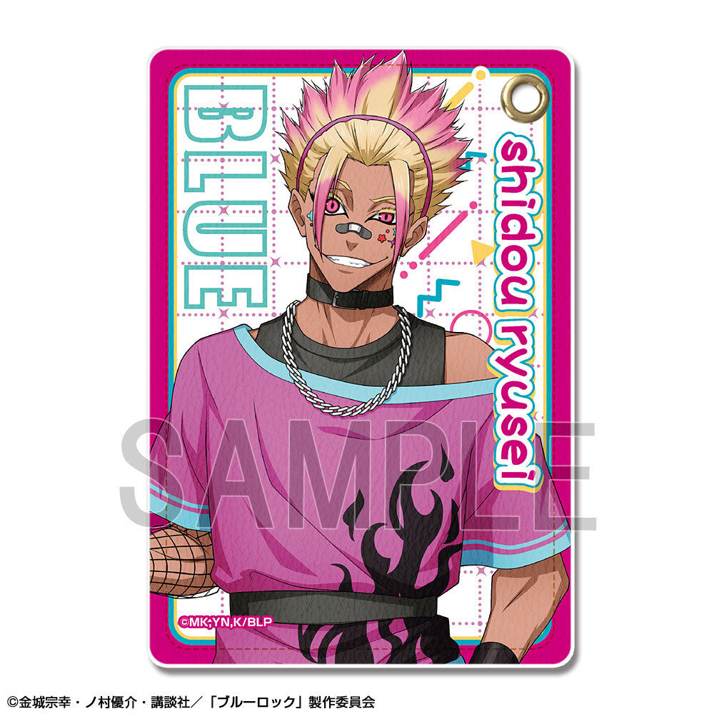 『ブルーロック』レザーパスケース デザイン09(士道龍聖/デコラティブポップver.)【描き下ろし】【202509再販】