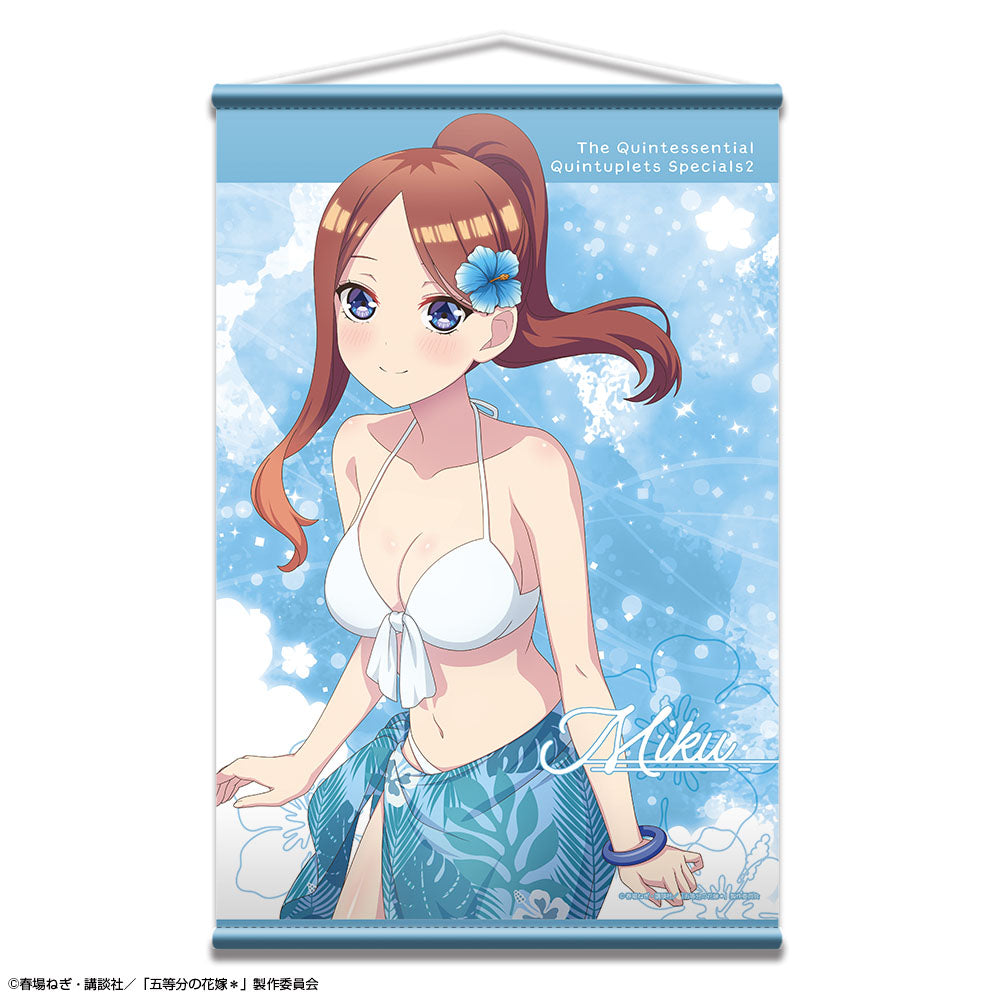 『五等分の花嫁*』B2タペストリー 水着Ver. デザイン03(中野三玖)