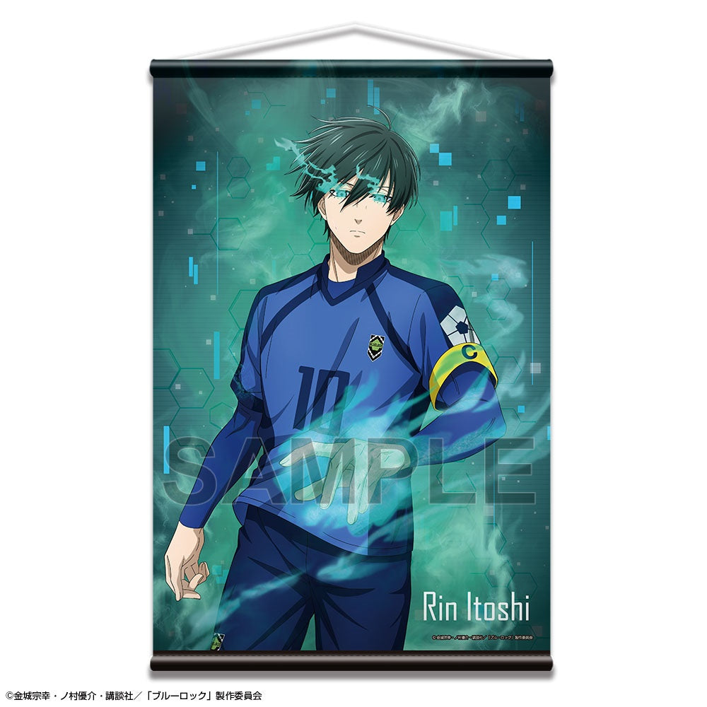 ブルーロック』ロングスクエア缶バッジ 士道 龍聖/サイバー