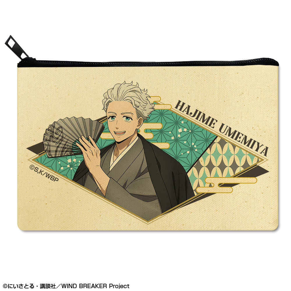 『WIND BREAKER』フラットポーチ デザイン03(梅宮一/レトロモダンver.)【描き下ろし】