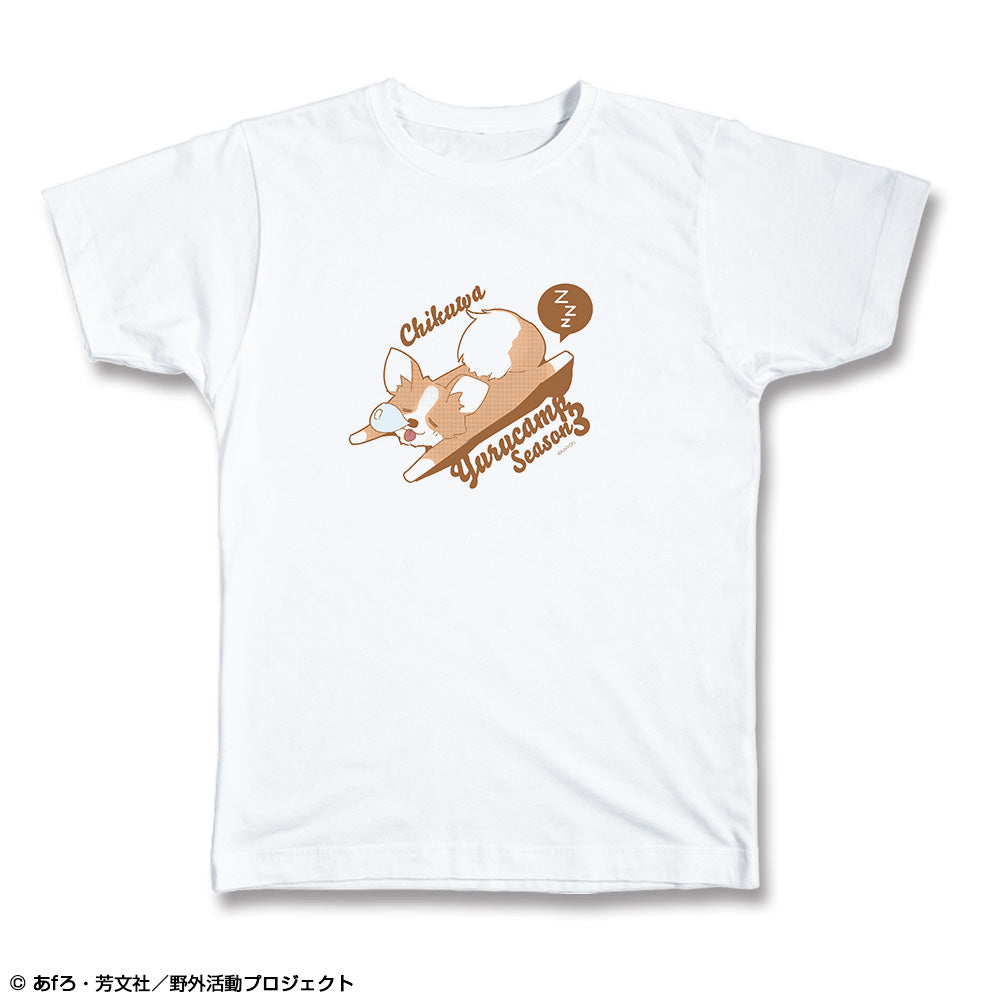 『ゆるキャン△ SEASON3』Tシャツ XLサイズ Ver.2 デザイン03(ちくわ)
