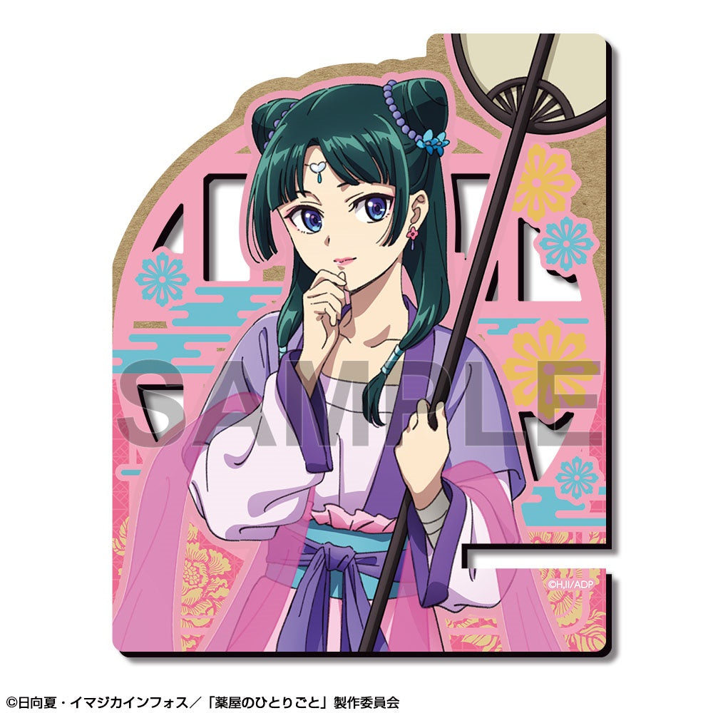 『薬屋のひとりごと』木製スマホスタンド Ver.2 デザイン03(猫猫/C)【202509再販】