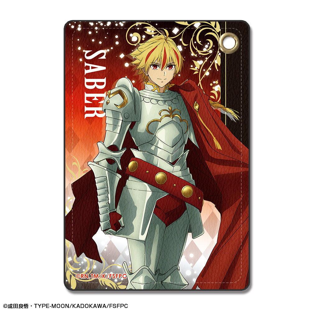 『Fate/strange Fake』レザーパスケース デザイン02(セイバー)