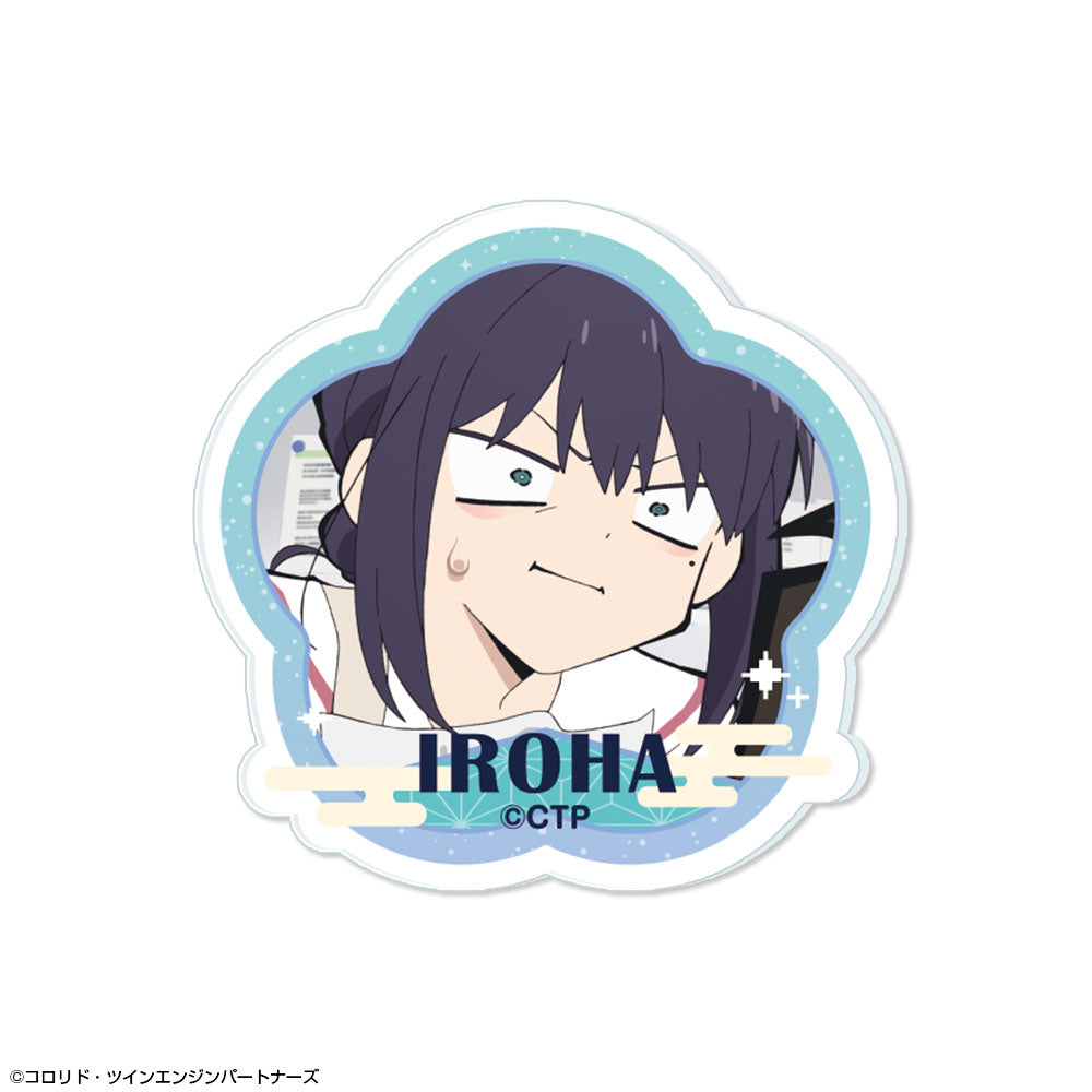 『超かぐや姫!』アクリルバッジ デザイン06(酒寄彩葉/現実)