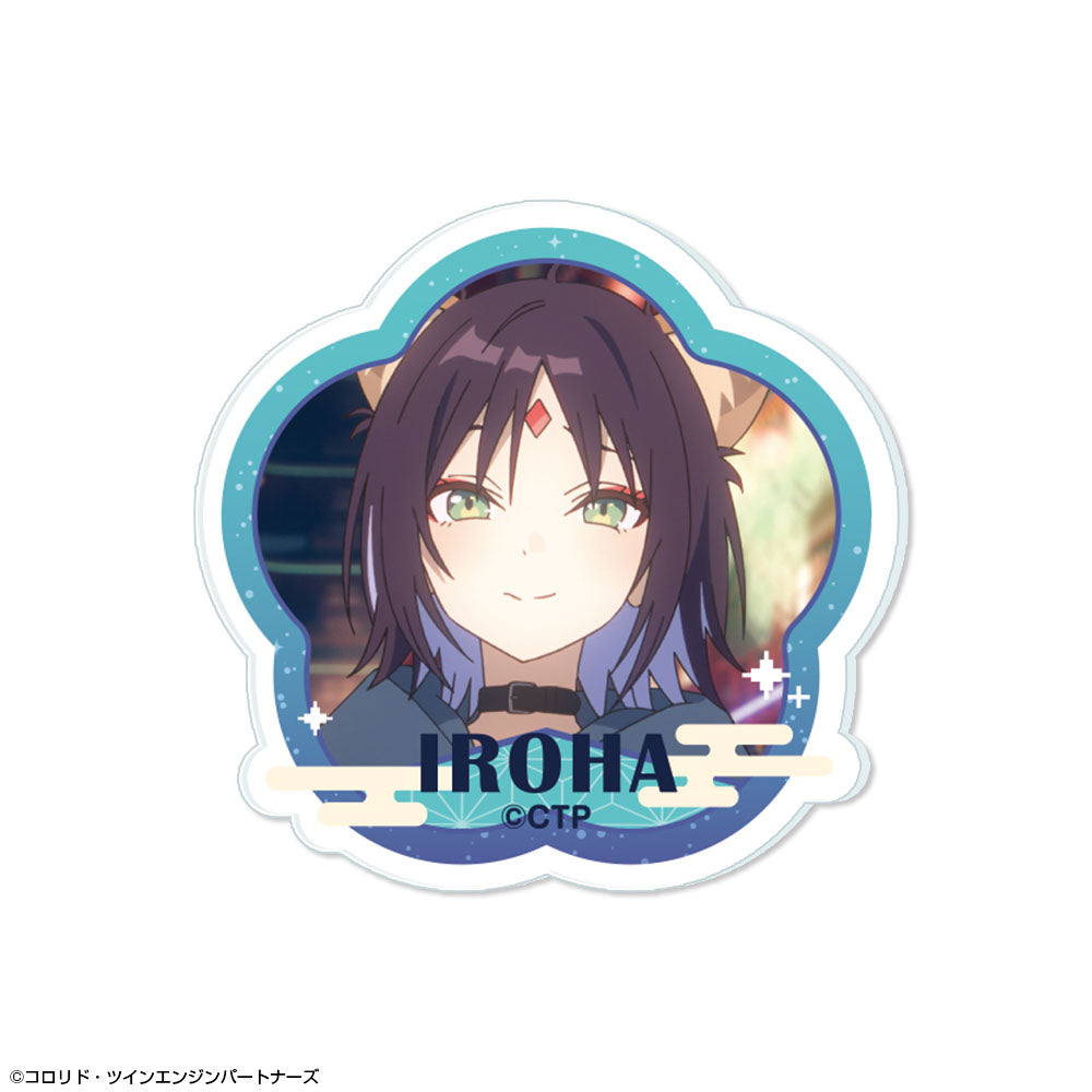 『超かぐや姫!』アクリルバッジ デザイン07(酒寄彩葉/VR)