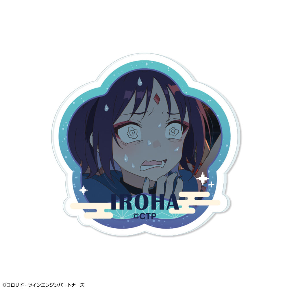 『超かぐや姫!』アクリルバッジ デザイン08(酒寄彩葉/VR)