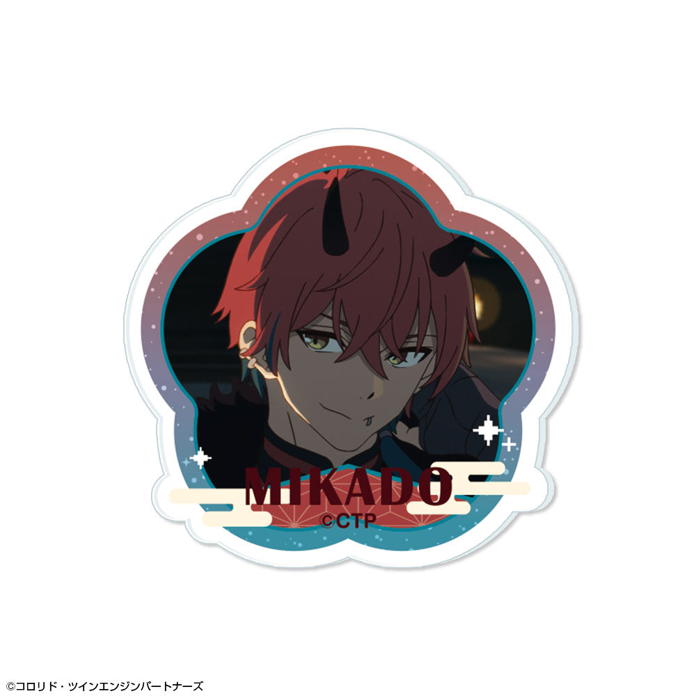 『超かぐや姫!』アクリルバッジ デザイン12(帝アキラ)