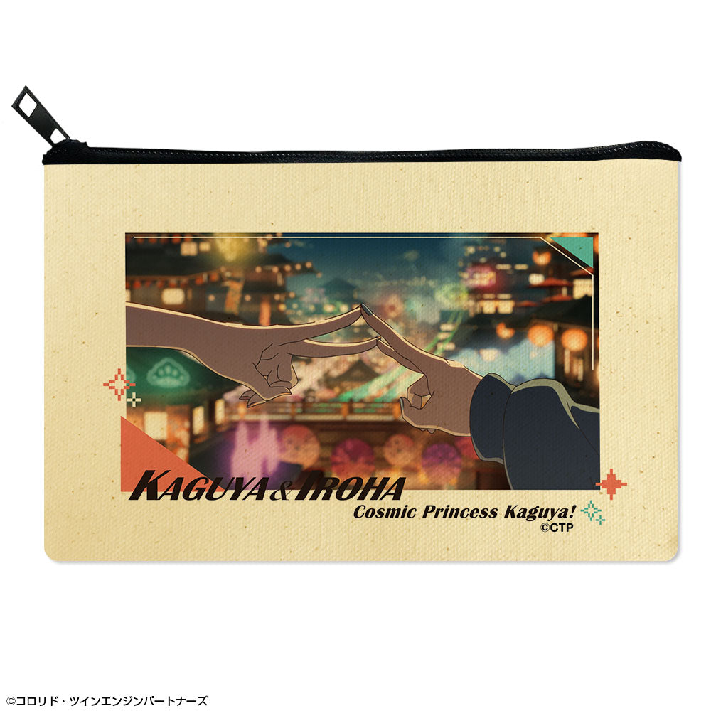 『超かぐや姫!』フラットポーチ デザイン06(かぐや&酒寄彩葉/VR)