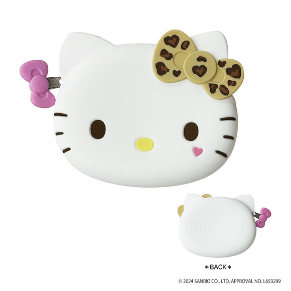 『ハローキティ』HELLO KITTY 2024 GOGOギャル COLLECTION 90s シリコンポーチ ヒョウ