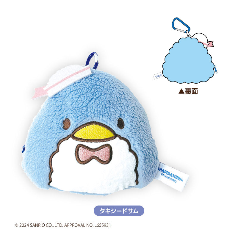 新品 タキシードサム サム サンリオ ぬいぐるみ ポーチ サンリオキャラクターズ』はぴだんぶい ぬいぐるみポーチ