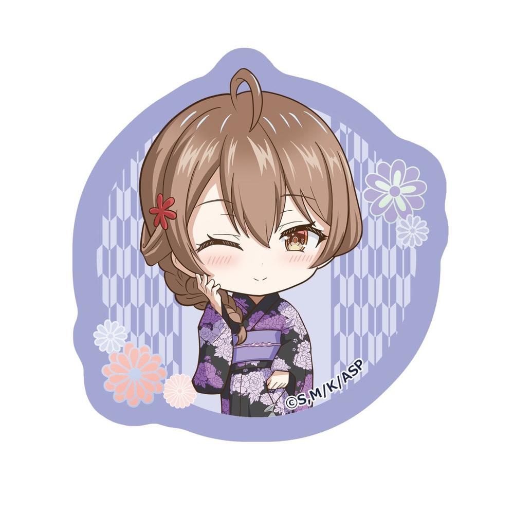 『時々ボソッとロシア語でデレる隣のアーリャさん』【描き起こし】ダイカットクッションコースター マーシャ(浴衣)