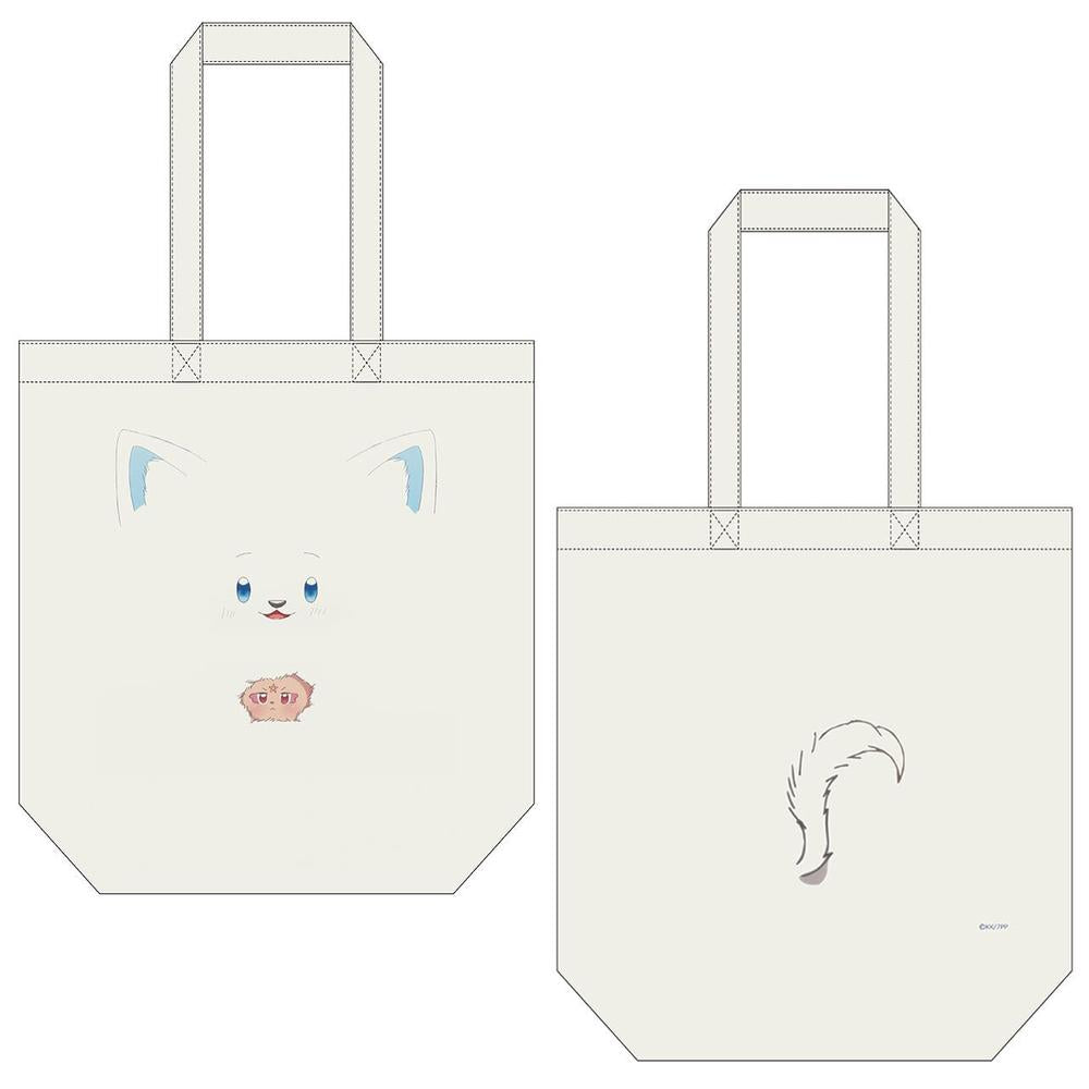 『転生したら第七王子だったので、気ままに魔術を極めます』トートバッグ シロ&グリモ