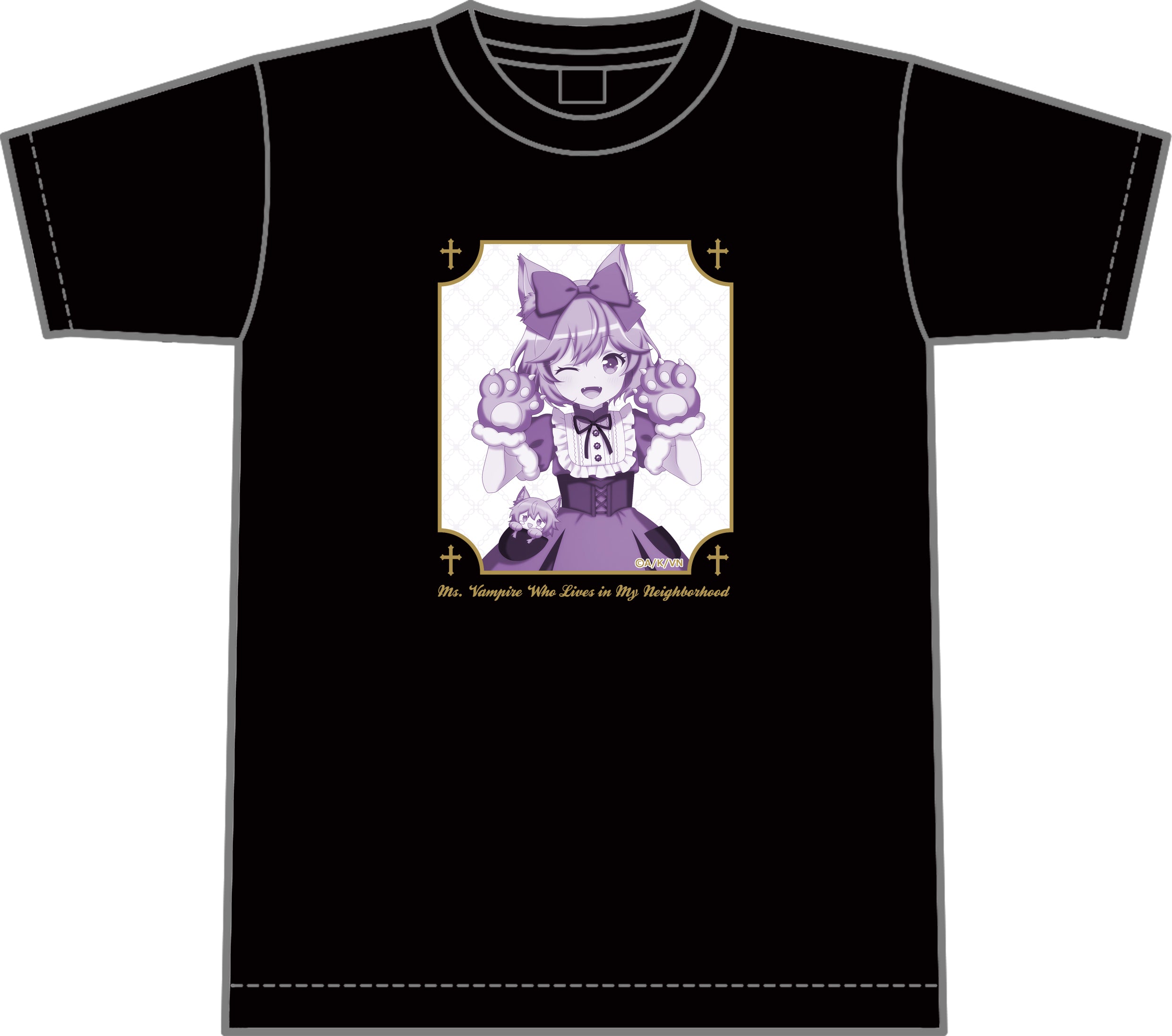 『となりの吸血鬼さん』となりの吸血鬼さん 【描き下ろし】Tシャツ エリー(狼)