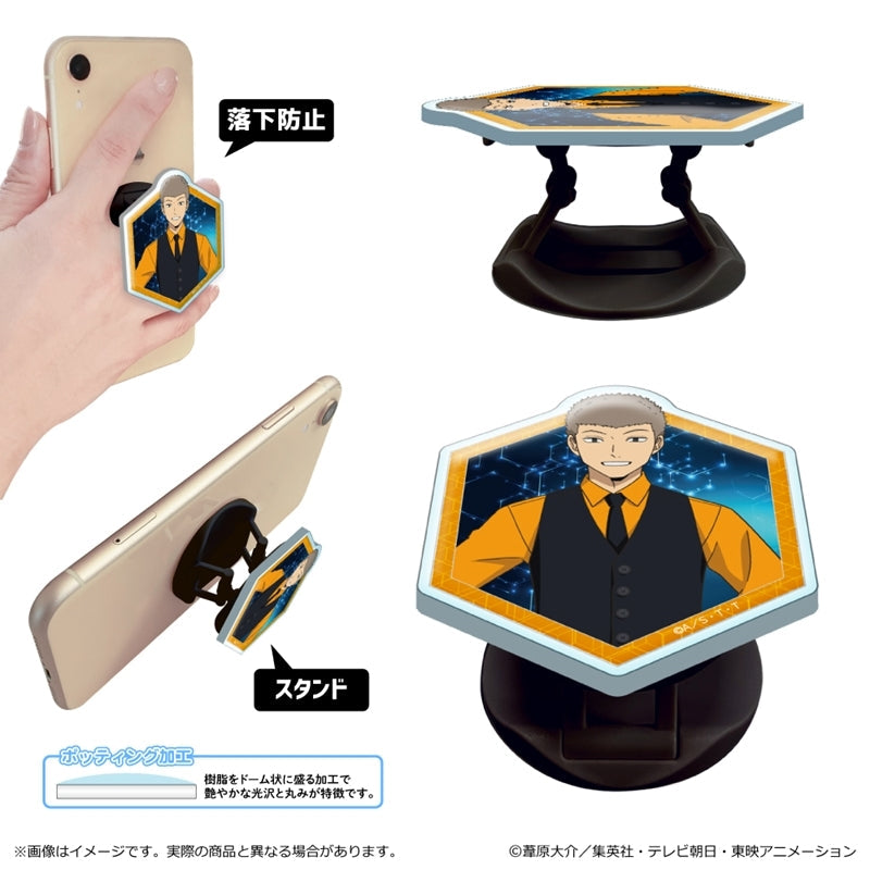 『ワールドトリガー』<黒ベストスーツver.> 第3 弾 アクリルスマホグリップ/柿崎 国治