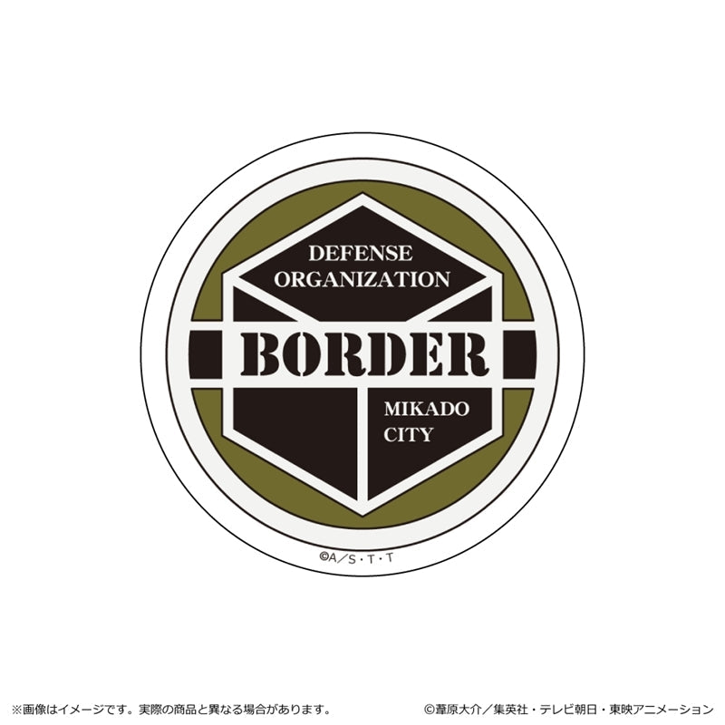 『ワールドトリガー』<黒ベストスーツver.> 第3 弾 ステッカー/ボーダーエンブレム