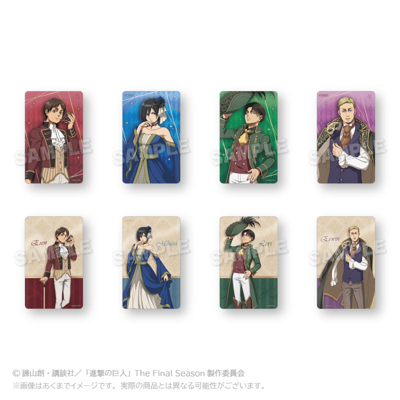 『進撃の巨人』トレーディングクリアカード 仮面舞踏会Ver.【BOX】【202506再販】