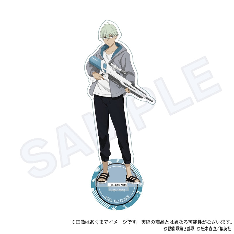 怪獣8号 ビッグ缶バッジ B オーロラVer. 市川レノ 怪獣8号』市川レノ 76mmオーロラ缶バッジ – Anime Store JP