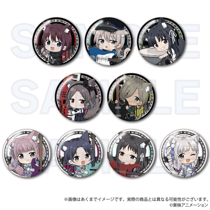 ガールズバンドクライ』トレーディングミニキャラ缶バッジ