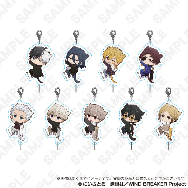 『WIND BREAKER』トレーディングつながるチャーム ひっつきにゃんVer.【BOX】