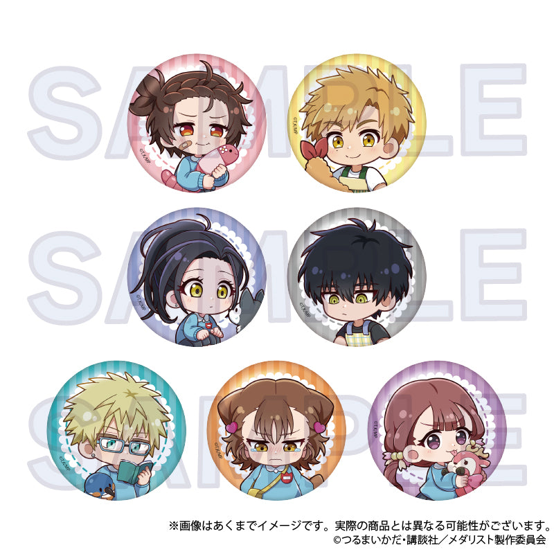 蛇崩遊大 「メダリスト トレーディングモノクロイラスト缶バッジ