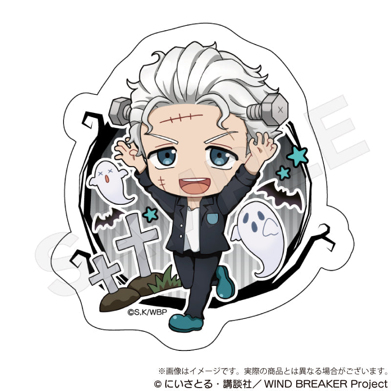 『WIND BREAKER』ダイカットステッカー ブラックハロウィンVer. 梅宮一