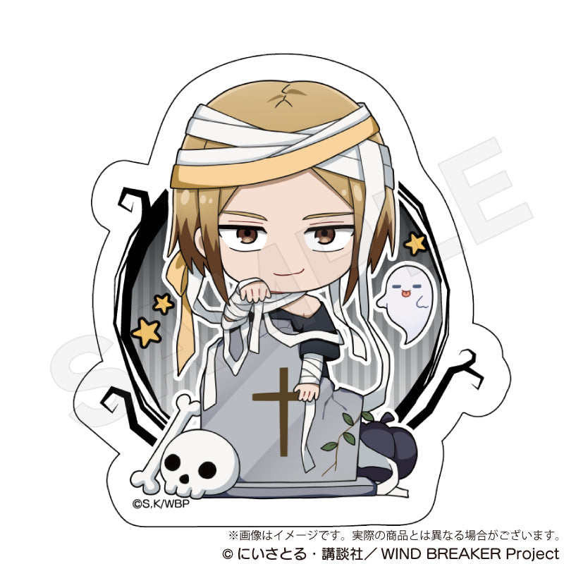 『WIND BREAKER』ダイカットステッカー ブラックハロウィンVer. 佐狐浩太