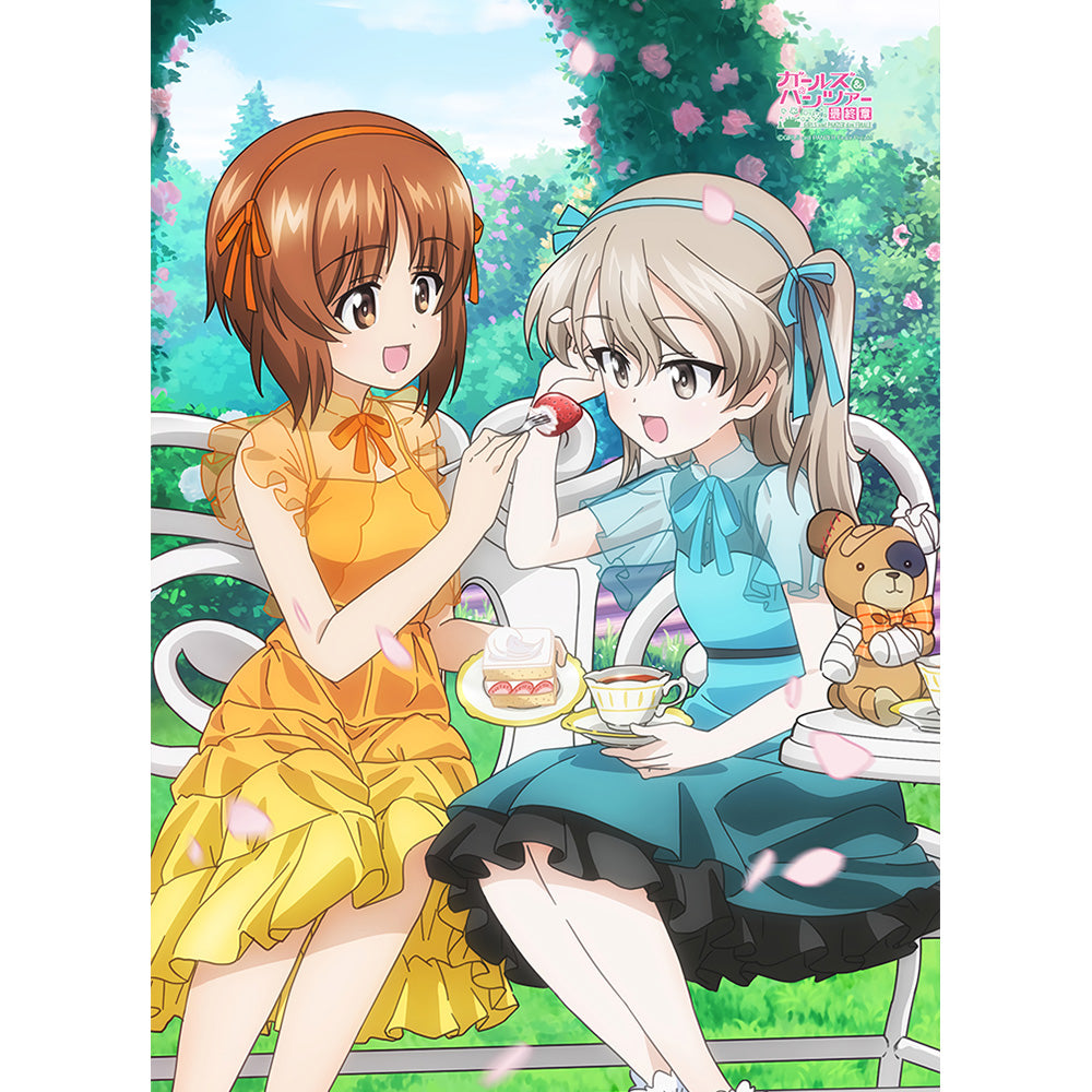 『ガールズ&パンツァー 最終章』描き下ろしB2タペストリー(西住みほ&島田愛里寿/お茶会)