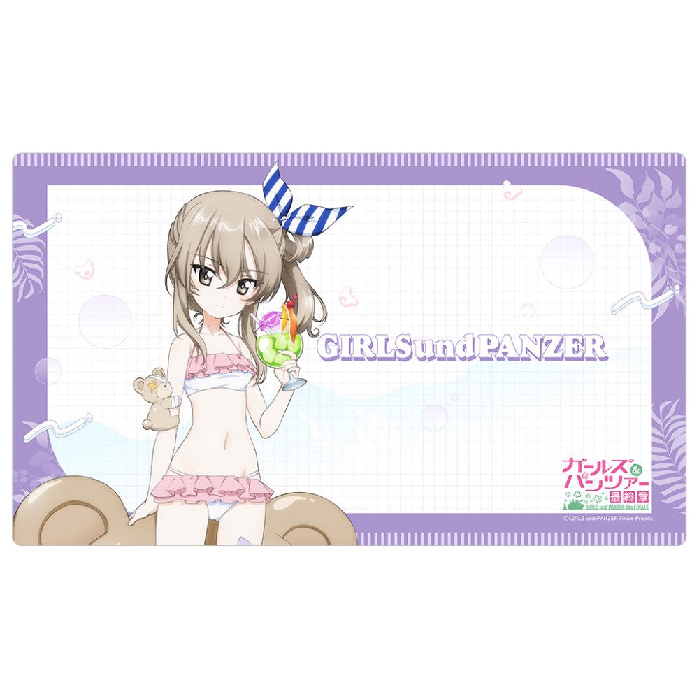 『ガールズ&パンツァー 最終章』描き下ろしラバーマット(島田愛里寿/リゾート水着)