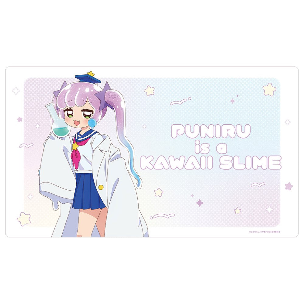 『ぷにるはかわいいスライム』描き下ろしラバーマット(ダボ袖白衣のかわいいぷにる)