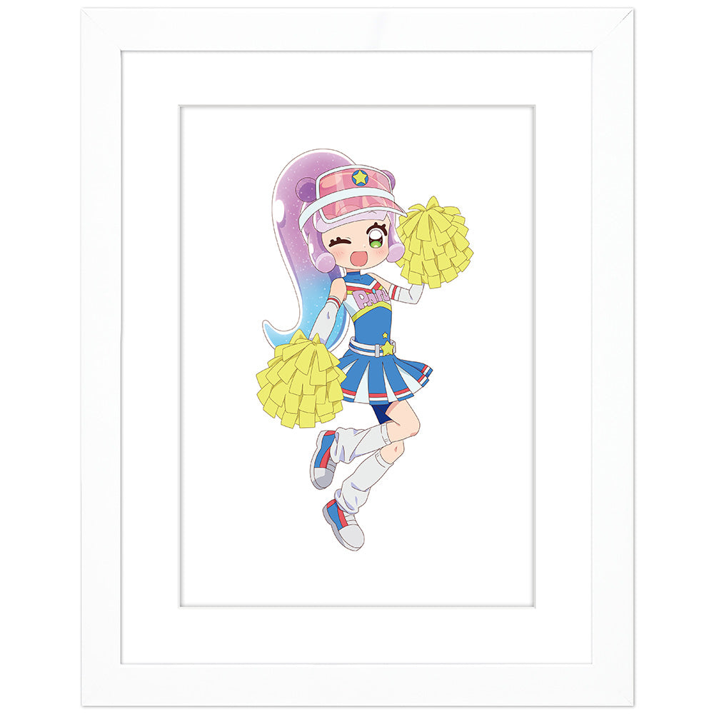 『ぷにるはかわいいスライム』描き下ろしキャラファイングラフ(チアリーダーのかわいいぷにる)A4