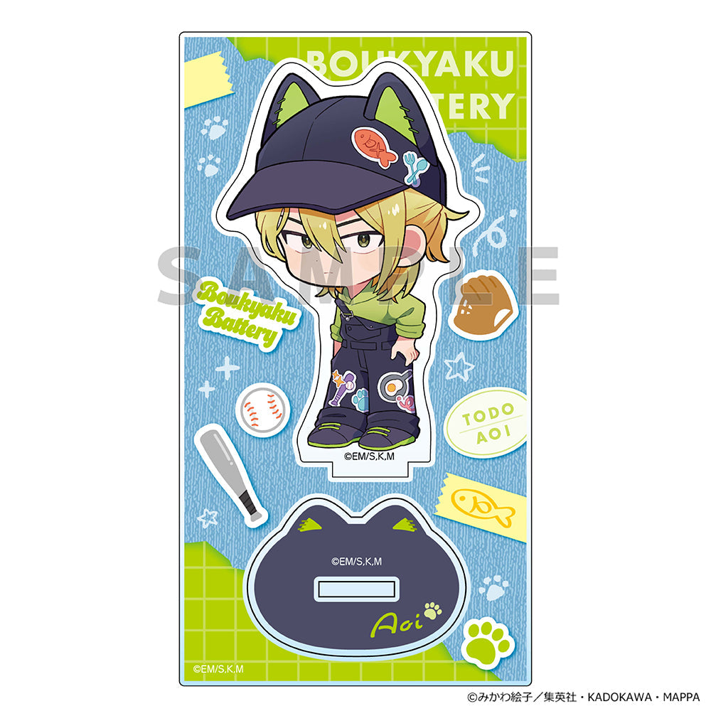忘却バッテリー　アニメイトカフェ　レザーキーホルダー　桐島秋斗 9_boukyakubattery_sticker_kiri